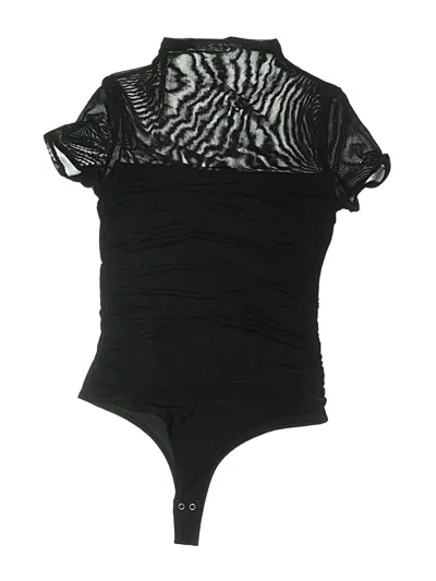 Pre-owned Reoria Bodysuit In Black