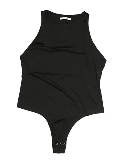 Pre-owned Reoria Bodysuit In Black