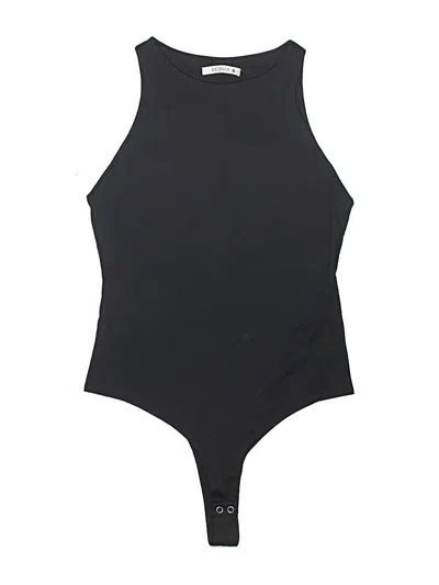 Pre-owned Reoria Bodysuit In Black