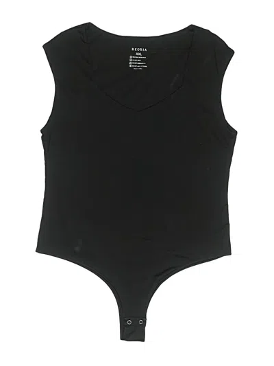 Pre-owned Reoria Bodysuit In Black