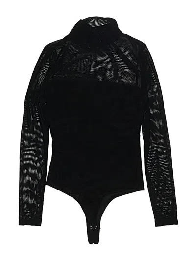 Pre-owned Reoria Bodysuit In Black