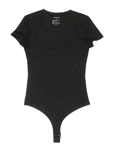 Pre-owned Reoria Bodysuit In Black