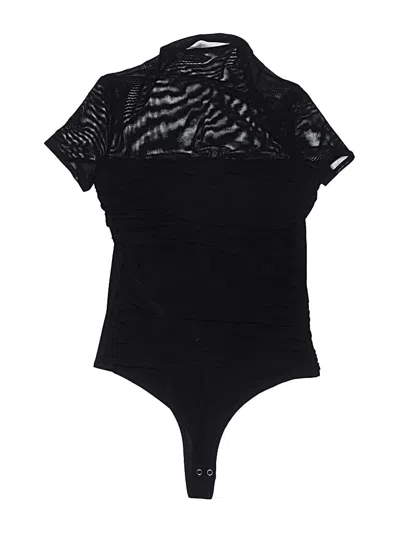 Pre-owned Reoria Bodysuit In Black