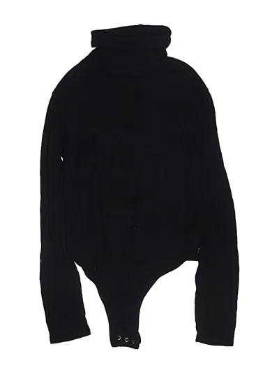 Pre-owned Reoria Bodysuit In Black
