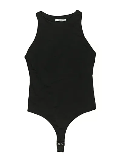 Pre-owned Reoria Bodysuit In Black