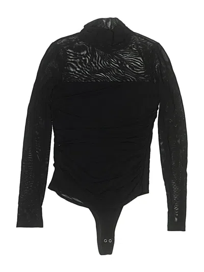 Pre-owned Reoria Bodysuit In Black