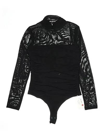 Pre-owned Reoria Bodysuit In Black