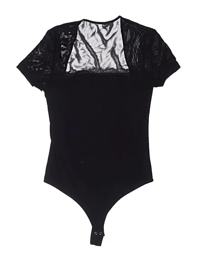 Pre-owned Reoria Bodysuit In Black