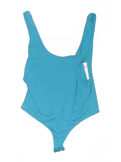 Pre-owned Reoria Bodysuit In Blue