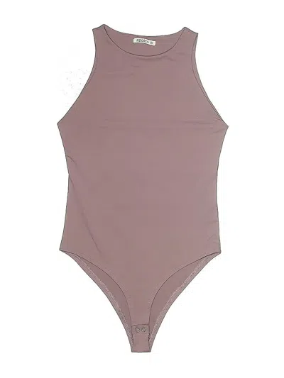 Pre-owned Reoria Bodysuit In Brown