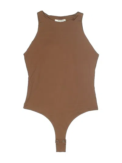 Pre-owned Reoria Bodysuit In Brown