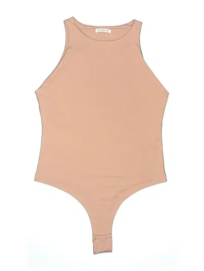 Pre-owned Reoria Bodysuit In Brown