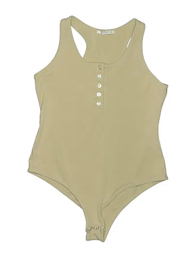 Pre-owned Reoria Bodysuit In Brown