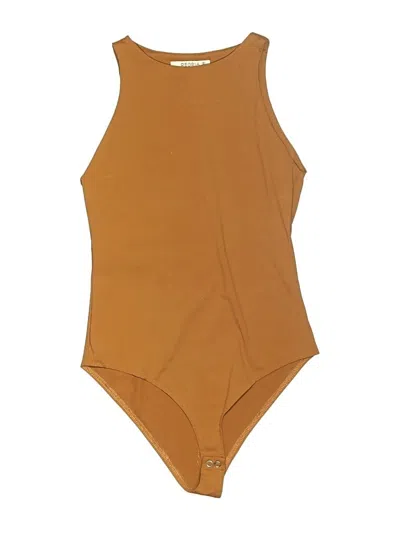 Pre-owned Reoria Bodysuit In Brown