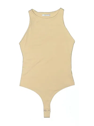 Pre-owned Reoria Bodysuit In Brown