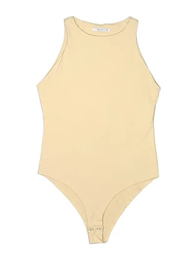 Pre-owned Reoria Bodysuit In Brown
