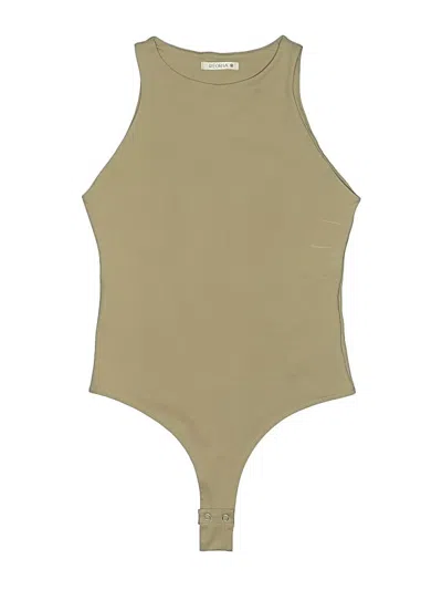 Pre-owned Reoria Bodysuit In Brown