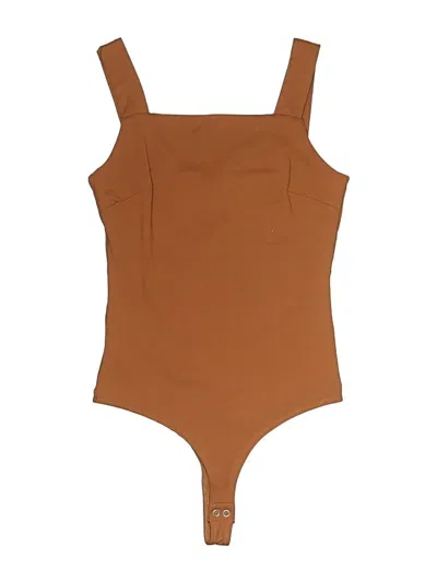 Pre-owned Reoria Bodysuit In Brown