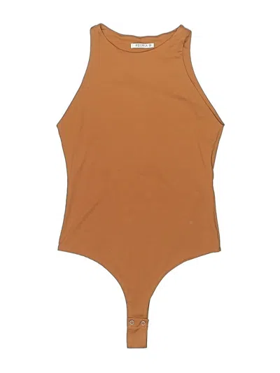 Pre-owned Reoria Bodysuit In Brown