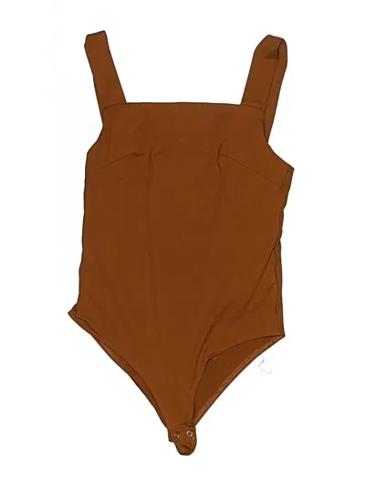 Pre-owned Reoria Bodysuit In Brown