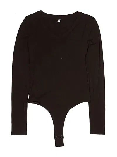 Pre-owned Reoria Bodysuit In Brown