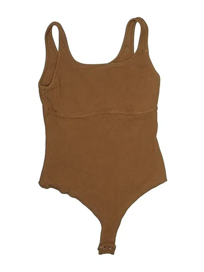 Pre-owned Reoria Bodysuit In Brown