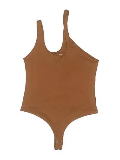 Pre-owned Reoria Bodysuit In Brown
