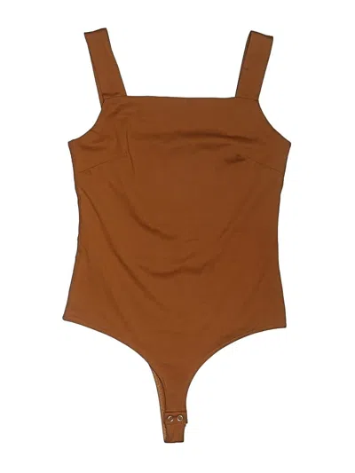 Pre-owned Reoria Bodysuit In Brown