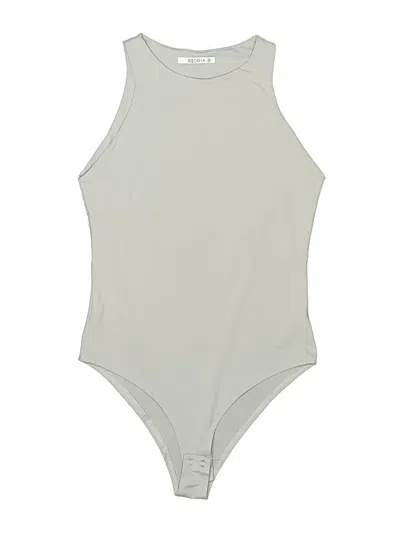 Pre-owned Reoria Bodysuit In Gray