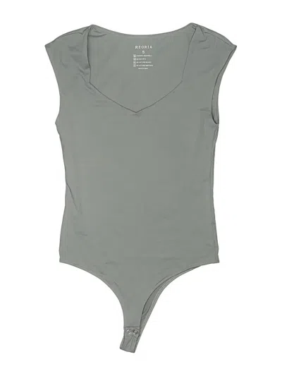 Pre-owned Reoria Bodysuit In Gray