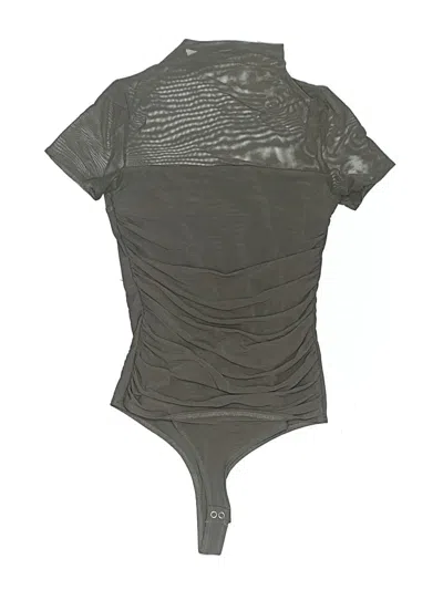 Pre-owned Reoria Bodysuit In Gray