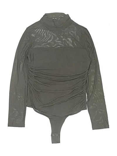 Pre-owned Reoria Bodysuit In Gray