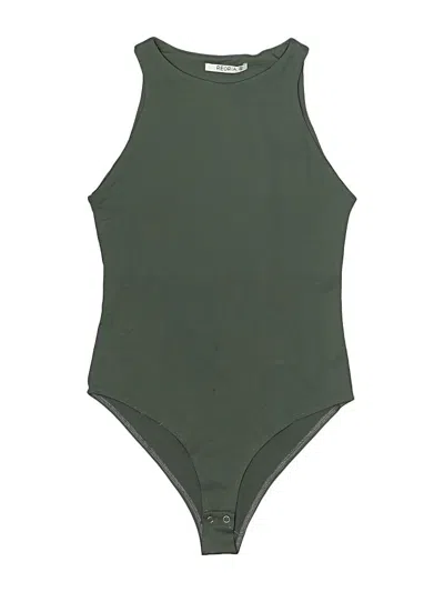 Pre-owned Reoria Bodysuit In Green