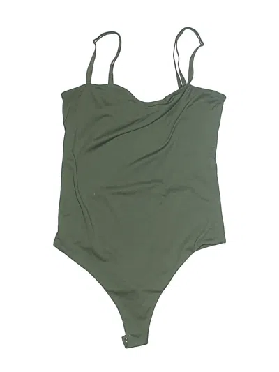 Pre-owned Reoria Bodysuit In Green