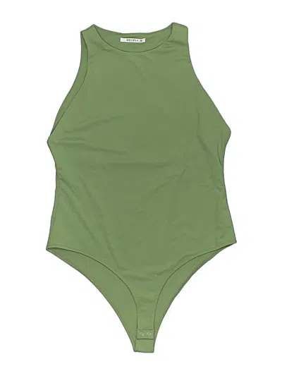 Pre-owned Reoria Bodysuit In Green