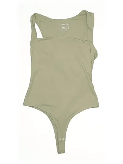 Pre-owned Reoria Bodysuit In Green