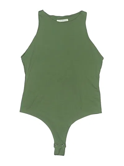 Pre-owned Reoria Bodysuit In Green