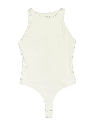 Pre-owned Reoria Bodysuit In Ivory