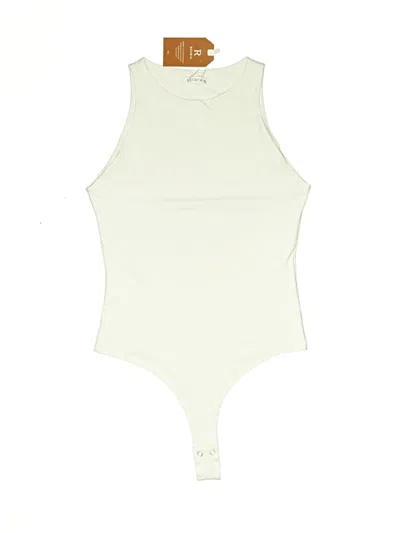 Pre-owned Reoria Bodysuit In Ivory