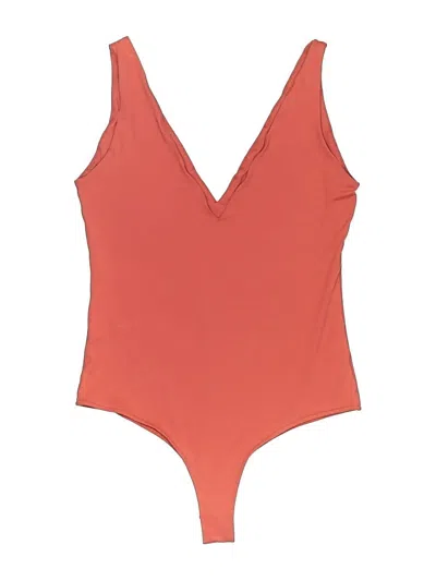 Pre-owned Reoria Bodysuit In Orange
