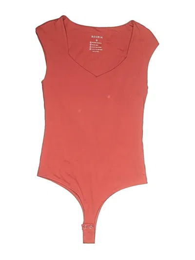 Pre-owned Reoria Bodysuit In Orange