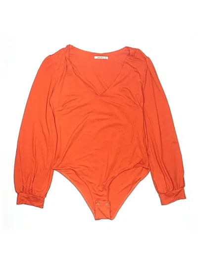 Pre-owned Reoria Bodysuit In Orange