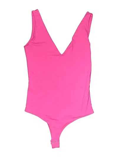 Pre-owned Reoria Bodysuit In Pink