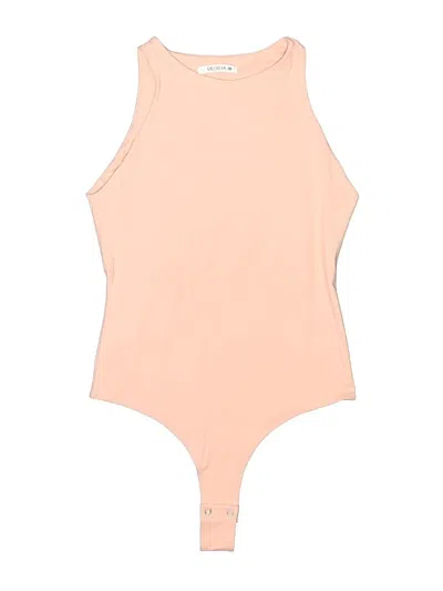 Pre-owned Reoria Bodysuit In Pink
