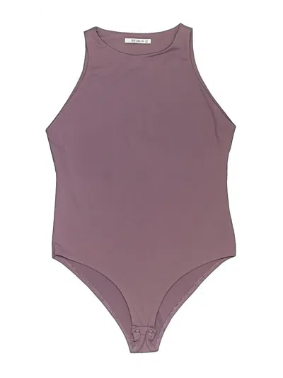 Pre-owned Reoria Bodysuit In Purple