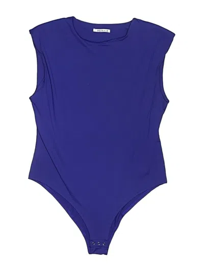 Pre-owned Reoria Bodysuit In Purple