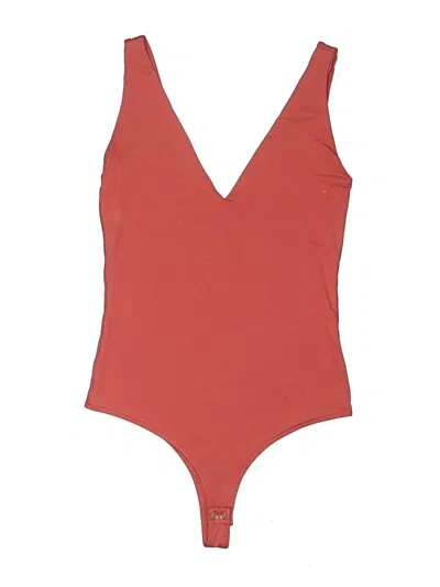 Pre-owned Reoria Bodysuit In Red