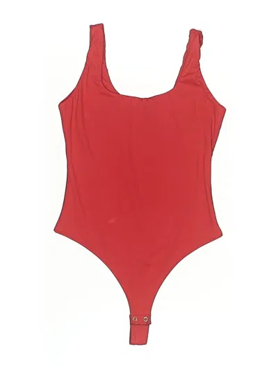 Pre-owned Reoria Bodysuit In Red
