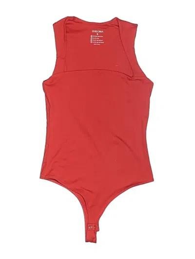 Pre-owned Reoria Bodysuit In Red