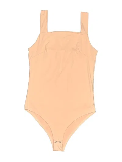 Pre-owned Reoria Bodysuit In Tan